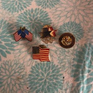 🇺🇸Vintage American Themed Stick Pin Collection- 483